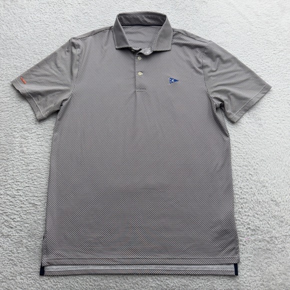 RLX Ralph Lauren Other - RLX Ralph Lauren Mens Grey Geometric Print Golf Polo Shirt Short Sleeve Stretch